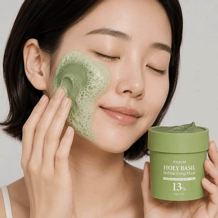 P.CALM Holy Basil Bubble Deep Mask