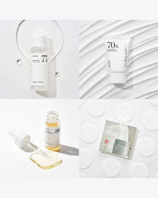 ANUA HEARTLEAF Soothing trial kit serum