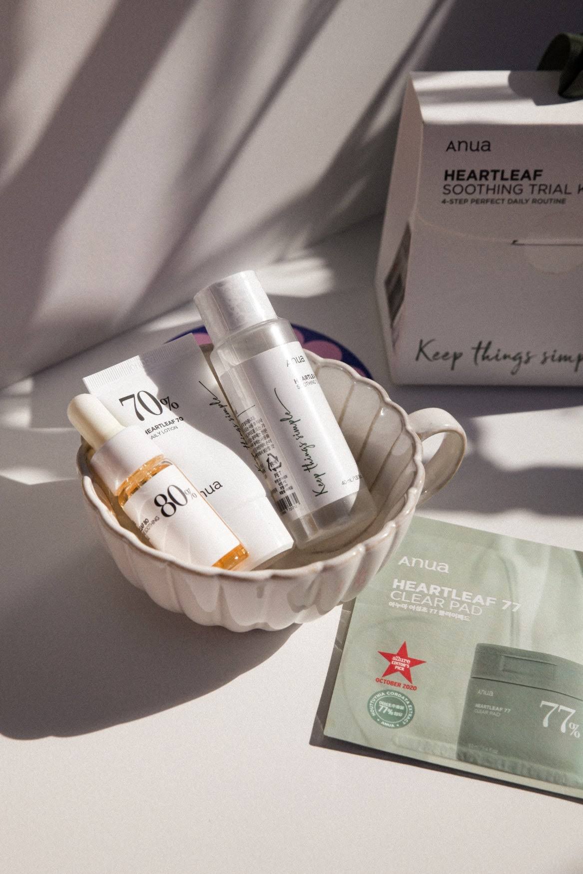ANUA HEARTLEAF Soothing trial kit serum