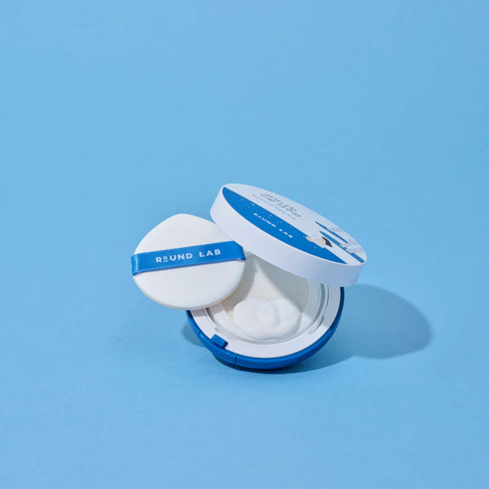 ROUND LAB - Birch Juice Moisturizing Sun Cushion SPF 50+, PA++++ - 15gr | Protector solar facial