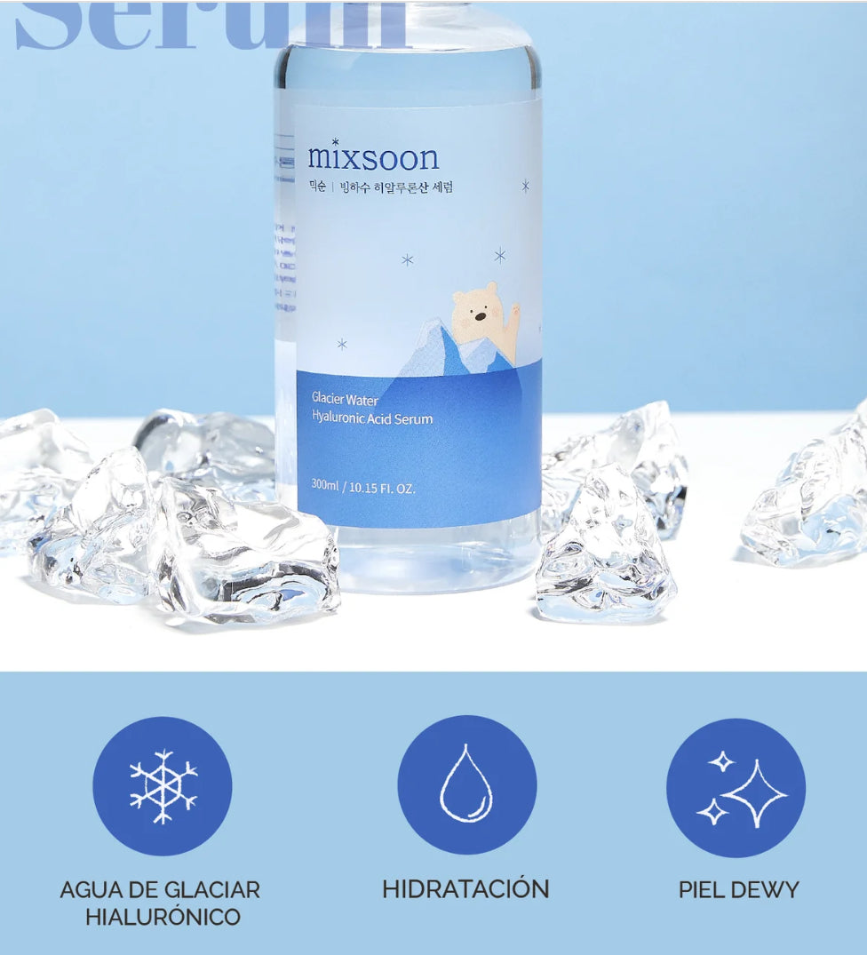 mixsoon Glacier water hyaluronic 100ml | serum facial