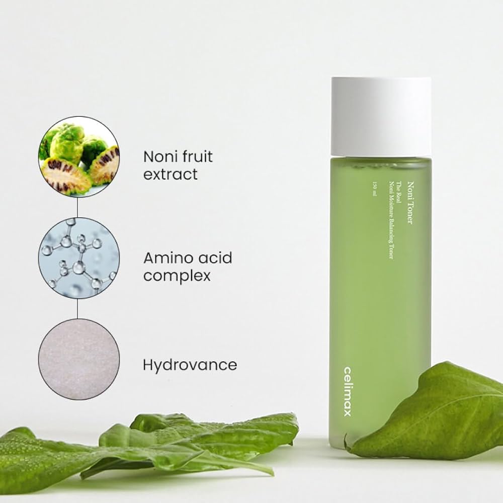 CELIMAX - The Real Noni Moisture Balancing Toner - 150ml/Calmante, Hidratante y Refrescante