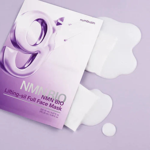 NUMBUZIN - No.9+ Nad Bio Lifting Full Cover Facial Mask - 1pieza/Mascarilla Antienvejecimiento