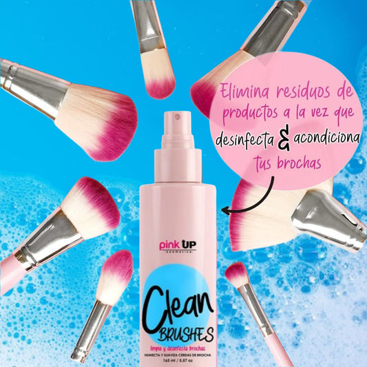 Limpiador de brochas Clean Brushes Pink Up 165 ml