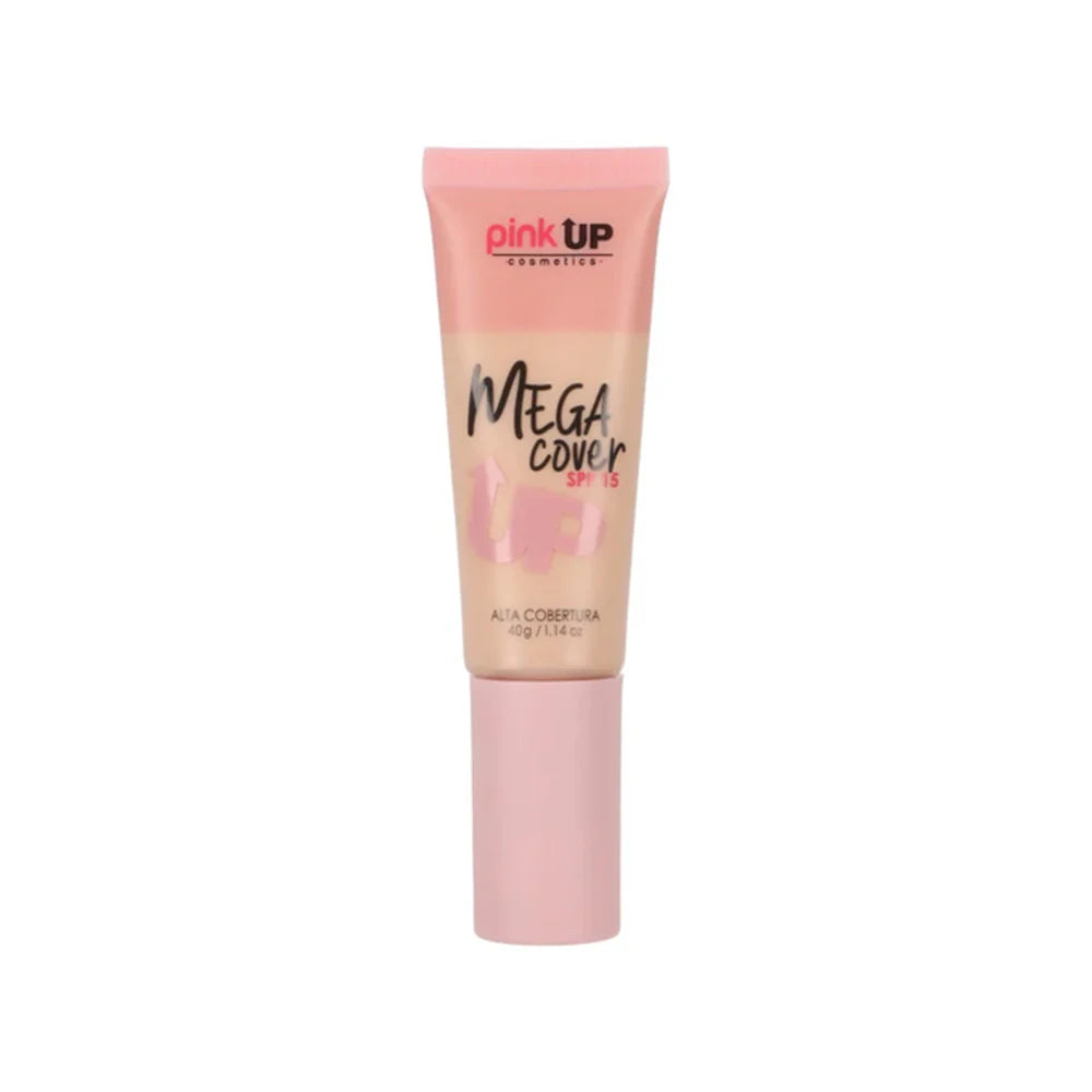 Mega Cover Maquillaje Líquido Pink Up 40g
