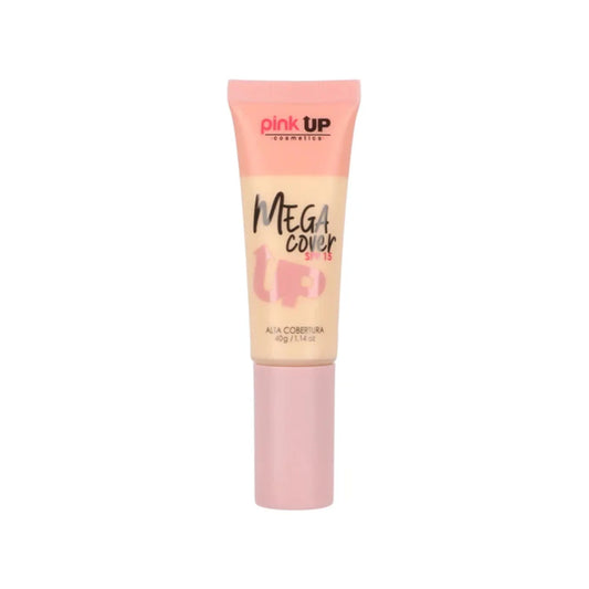 Mega Cover Maquillaje Líquido Pink Up 40g