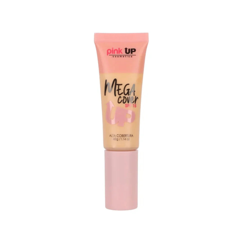 Mega Cover Maquillaje Líquido Pink Up 40g