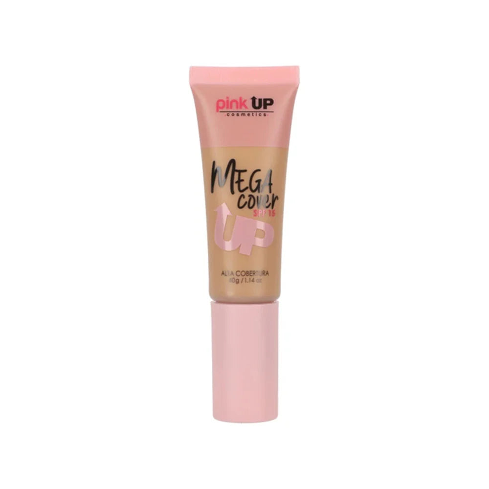 Mega Cover Maquillaje Líquido Pink Up 40g