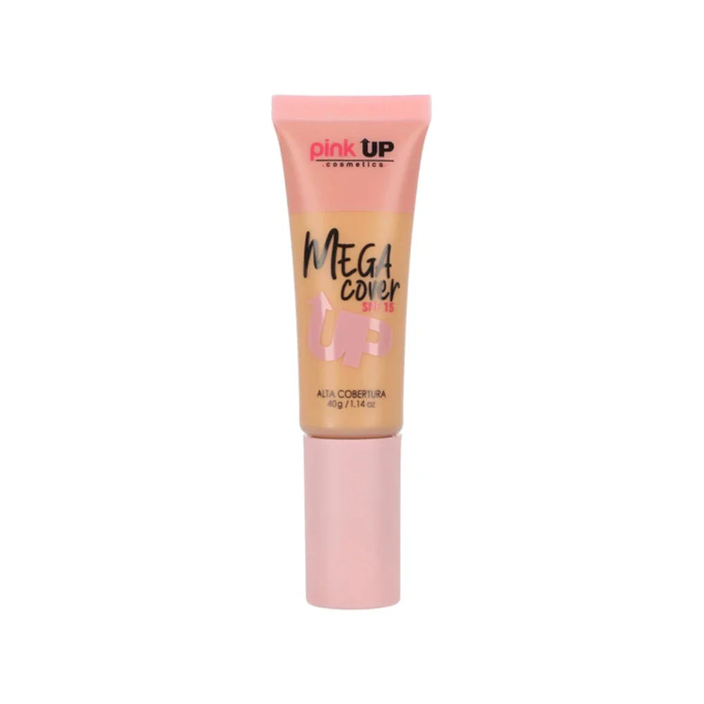 Mega Cover Maquillaje Líquido Pink Up 40g