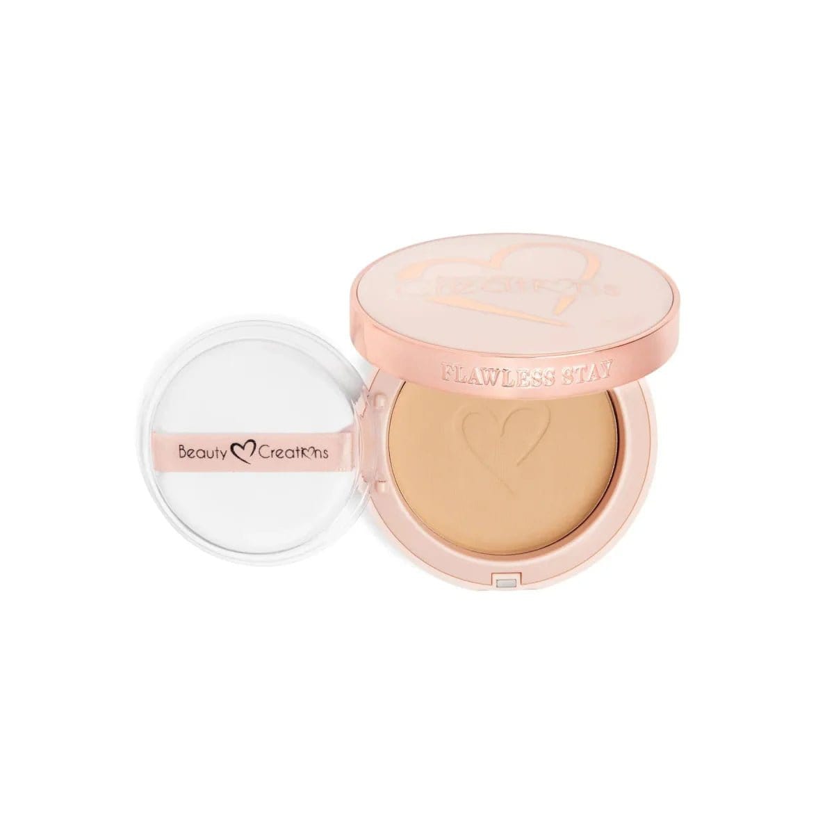 Flawless Stay Powder Foundation Velvet Matte Finish Beauty Creations-Base en polvo
