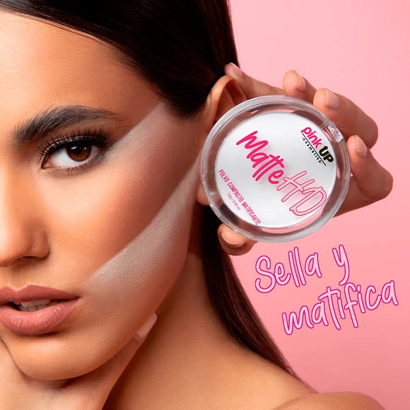 Matte HD Polvo Compacto Matificante Pink Up 10g