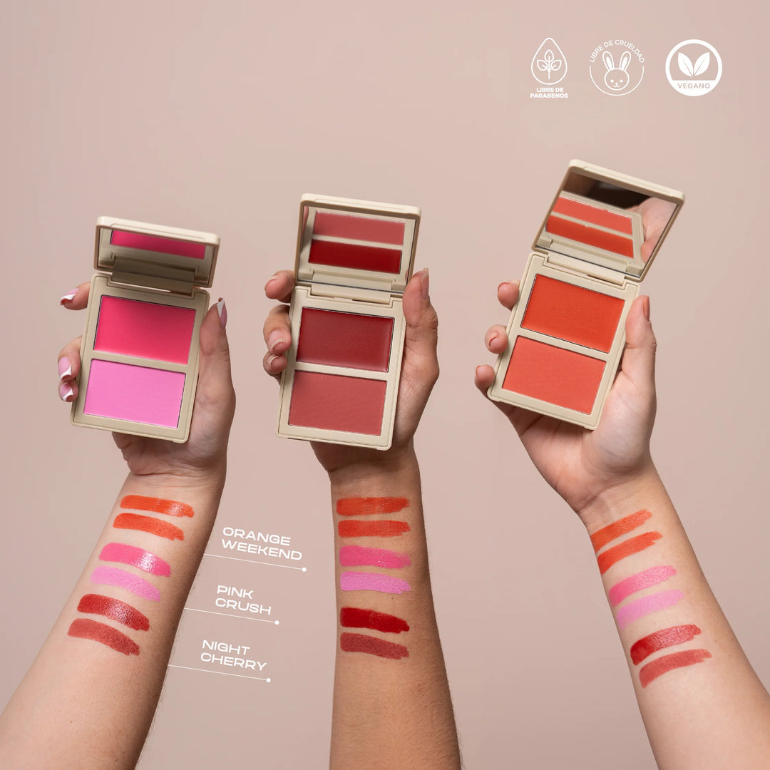 ATENEA Allure Cream And Powder Blush |Rubor en crema y polvo