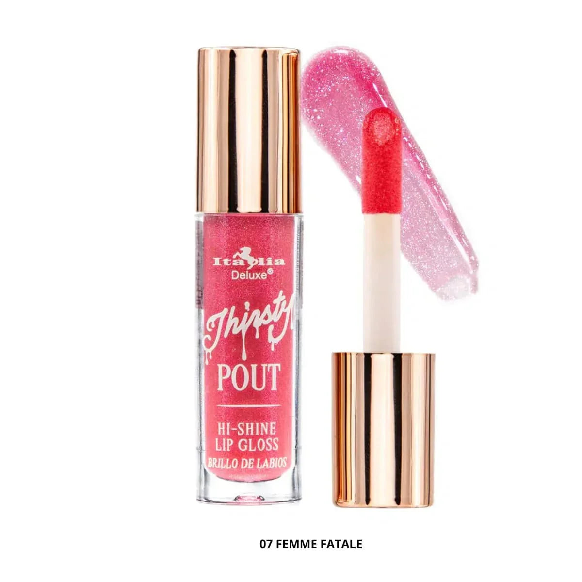 Gloss Thirsty Pout Hi-Shine Lip Gloss Italia Deluxe