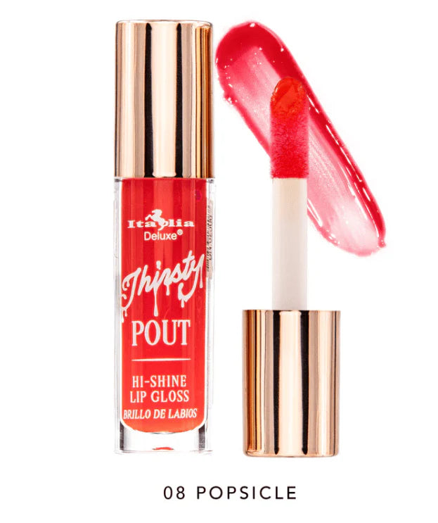 Gloss Thirsty Pout Hi-Shine Lip Gloss Italia Deluxe
