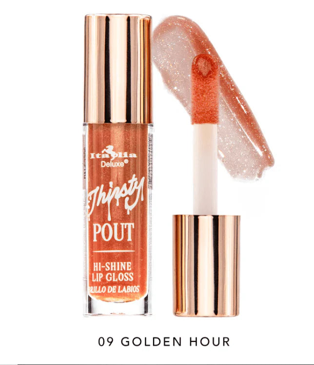 Gloss Thirsty Pout Hi-Shine Lip Gloss Italia Deluxe