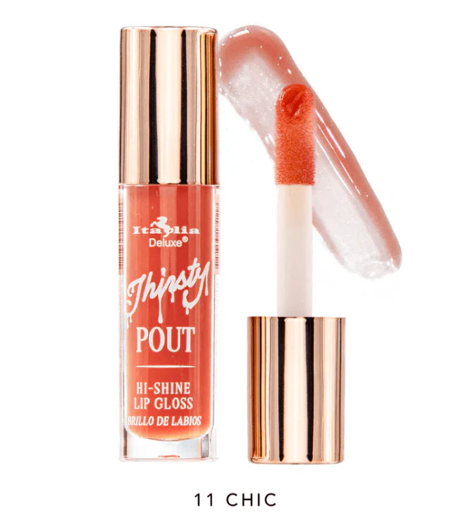 Gloss Thirsty Pout Hi-Shine Lip Gloss Italia Deluxe