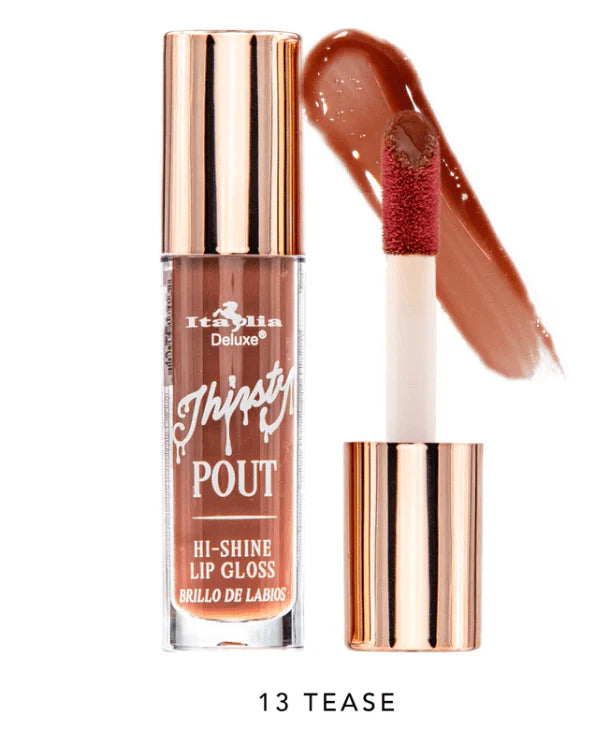 Gloss Thirsty Pout Hi-Shine Lip Gloss Italia Deluxe