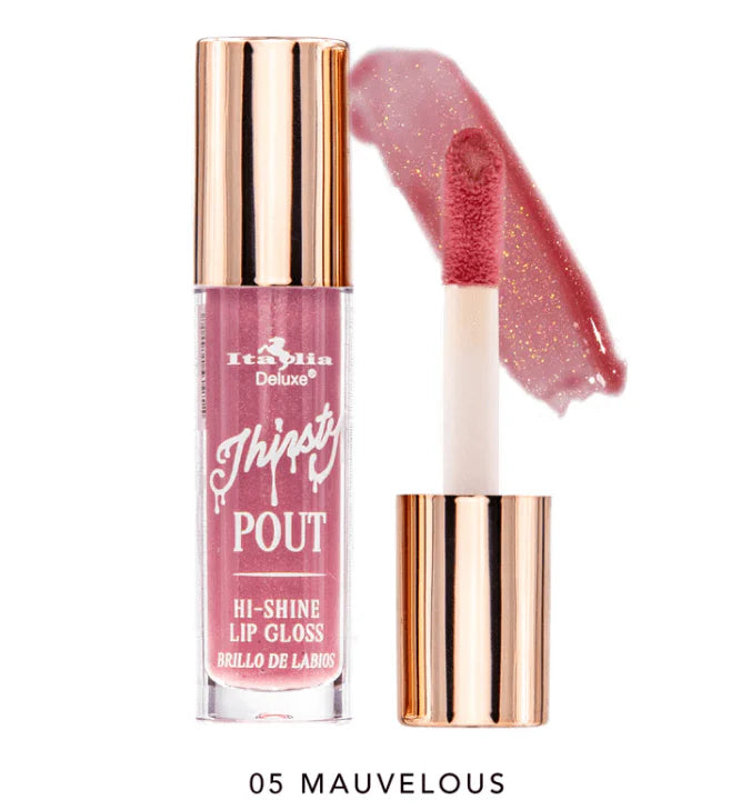 Gloss Thirsty Pout Hi-Shine Lip Gloss Italia Deluxe