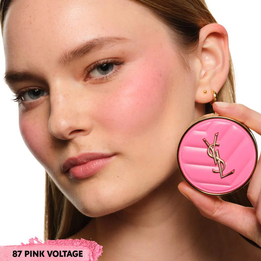 YSL Make Me Blush 24H Buildable Powder Blush |87 Pink Voltage