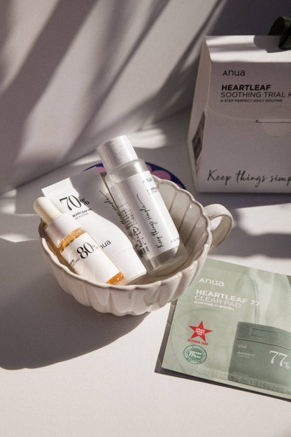 ANUA HEARTLEAF Soothing trial kit serum