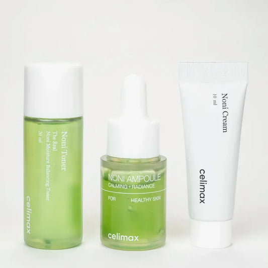 CELIMAX Noni starter kit calming + radiance serum