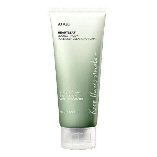 Anua Heartleaf Quercetinol Pore Deep Cleansing Foam 150ml | Limpiador facial