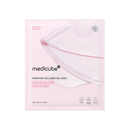 MEDICUBE - PDRN Pink Collagen Gel Mask 1 PC | Mascarilla Antiedad E Hidratante