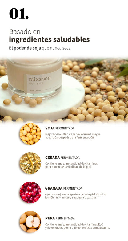 MIXSOON - Bean Cream - 50ml | crema facial