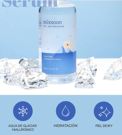 mixsoon Glacier water hyaluronic 100ml | serum facial