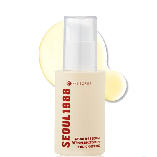 K-SECRET SEOUL 1988 Serum: Retinal Liposome 2% + Black Ginseng 30ml/Antienvejecimiento y aclarante.