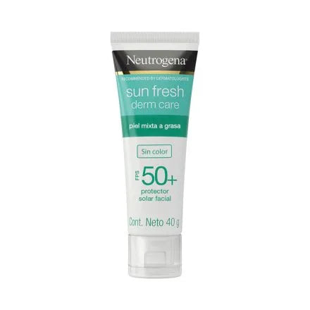 Neutrogena Sun Fresh Derm Care FPS 50+ 40 g/Protector Solar para  piel mixta a grasa