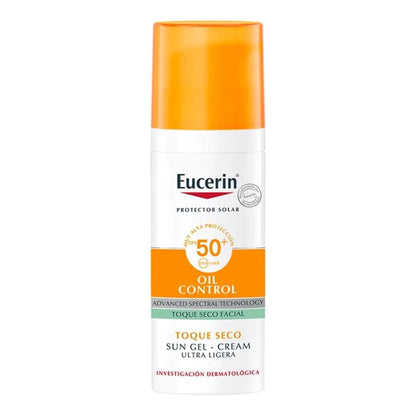 Eucerin Oil Control Sun Gel-Cream Toque seco 50 ml/Para piel mixta a grasa