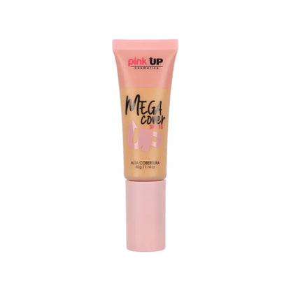 Mega Cover Maquillaje Líquido Pink Up 40g