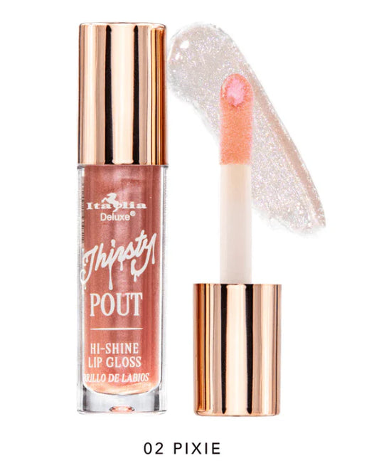 Gloss Thirsty Pout Hi-Shine Lip Gloss Italia Deluxe