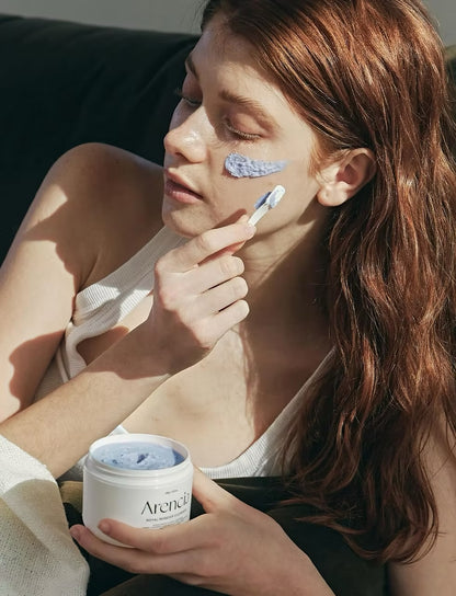 ARENCIA  Fresh Blue Hyssop Rice Mochi Cleanser - 120gr