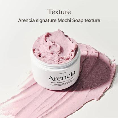ARENCIA Fresh Rosehip Rice Mochi Cleanser - 120gr
