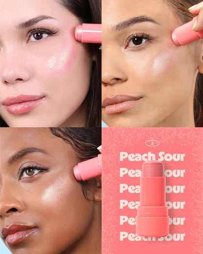 Moira Icy Glow Jelly Stick -003 Peach Sour