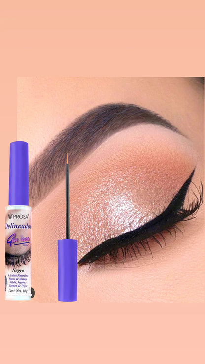 Delineador negro líquido Prosa 4 en 1