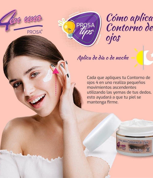 Prosa Crema para contorno de ojos 4 en 1