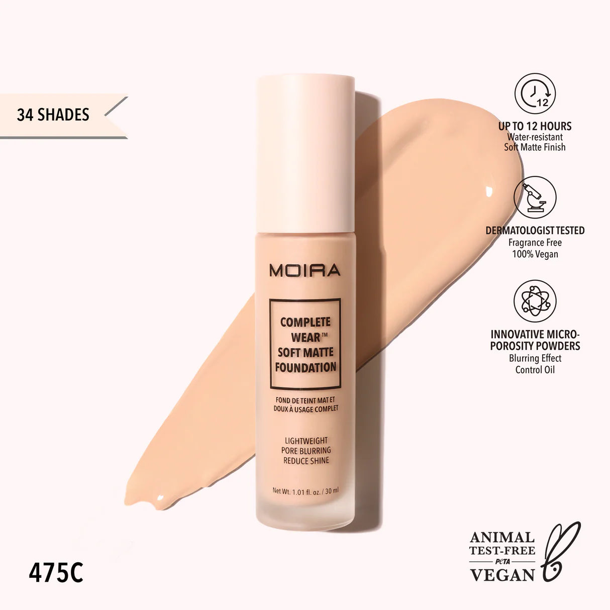 Moira Complete Wear Soft Matte Foundation