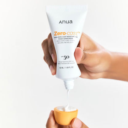 Anua Zero-Cast Moisturizing Finish Suncreen